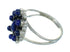 Genuine Sterling Silver Jewelry Lapis Ring Size 6-3/4 AX88426